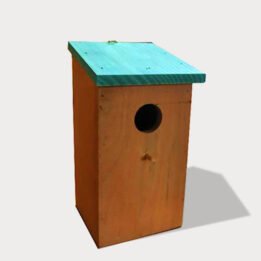 Wooden bird house,nest and cage size 12x 12x 23cm 06-0008 www.gmtpet.shop