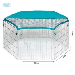 Large Playpen Large Size Folding Removable Stainless Steel Dog Cage Kennel 06-0112 www.gmtpet.shop