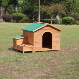 Novelty Custom Made Big Dog Wooden House Outdoor Cage www.gmtpet.shop