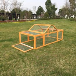 Rabbit Cage Chicken Coop Rabbit Hutch for Sale Cheap Easy Clean Wooden Custom Logo Double Water-based Painting www.gmtpet.shop