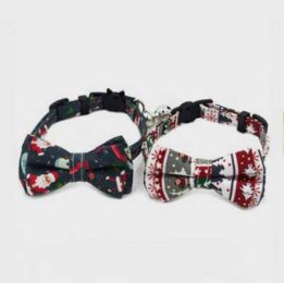 Dog Bow Tie Christmas: New Christmas Pet Collar 06-1301 www.gmtpet.shop