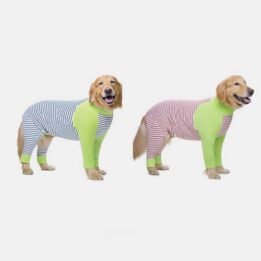 Wholesale Summer Pet Clothing Striped Clothes For Big Dogs Four Legs www.gmtpet.shop