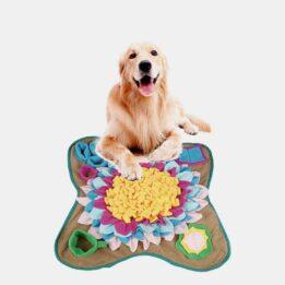 Newest Design Puzzle Relieve Stress Slow Food Smell Training Blanket Nose Pad Silicone Pet Feeding Mat 06-1271 www.gmtpet.shop