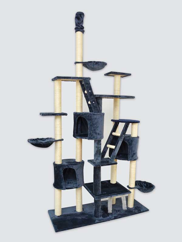 Plataforma de juego para gatos con árbol para gatos grandes de sisal multicapa de lujo www.gmtpet.shop