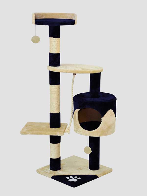 Poste moderno del rasguño del gato del árbol de la felpa de la cuerda del sisal de la venta al por mayor del OEM www.gmtpet.shop