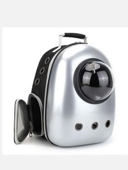 Star Silver Upgraded Side Opening Pet Cat Backpack 103-45012 www.gmtpet.shop