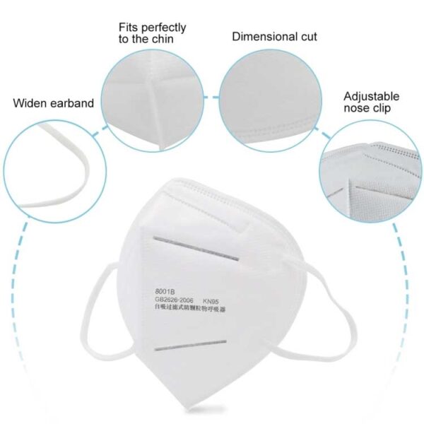 Surgical mask 3ply KN95 face mask n95 facemask n95 mask 06-1440 — изображение 3