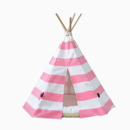 Canvas Teepee: Factory Direct Sales Pet Teepee Tent 100% Cotton 06-0943