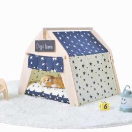 Pet Canvas Yurt Tent: Factory Direct Kennel Pet Star Tent Removable All Seasons 06-0957